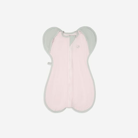 Túi ngủ khóa giữa Bu mở tay   - Hồng nhạt