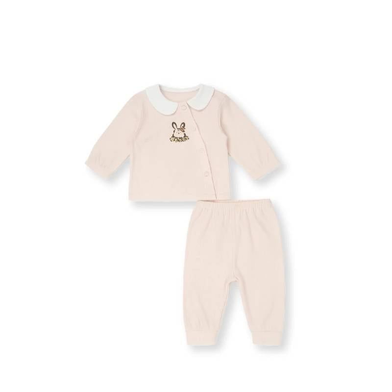 BỘ BÉ GÁI LULLABY CÀI LỆCH NH542N - HỒNG