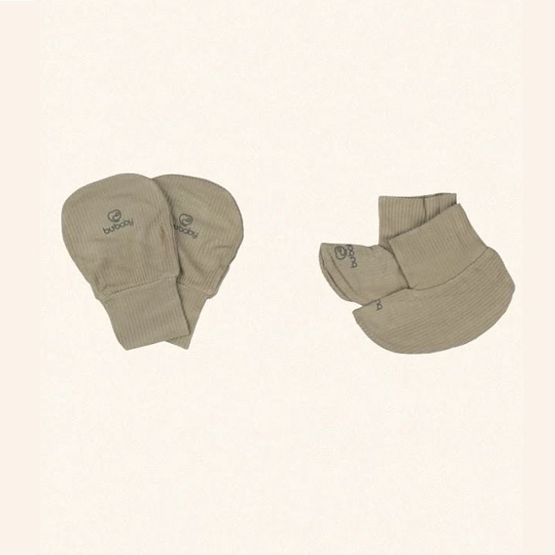 BỘ BAO CHÂN, BAO TAY BU BABY - XANH OLIVE