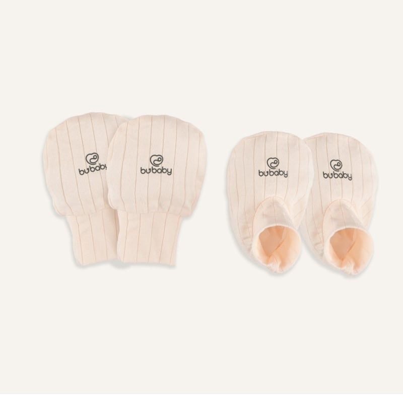 BỘ BAO CHÂN, BAO TAY BU BABY MOLIST - HỒNG NHẠT 8442