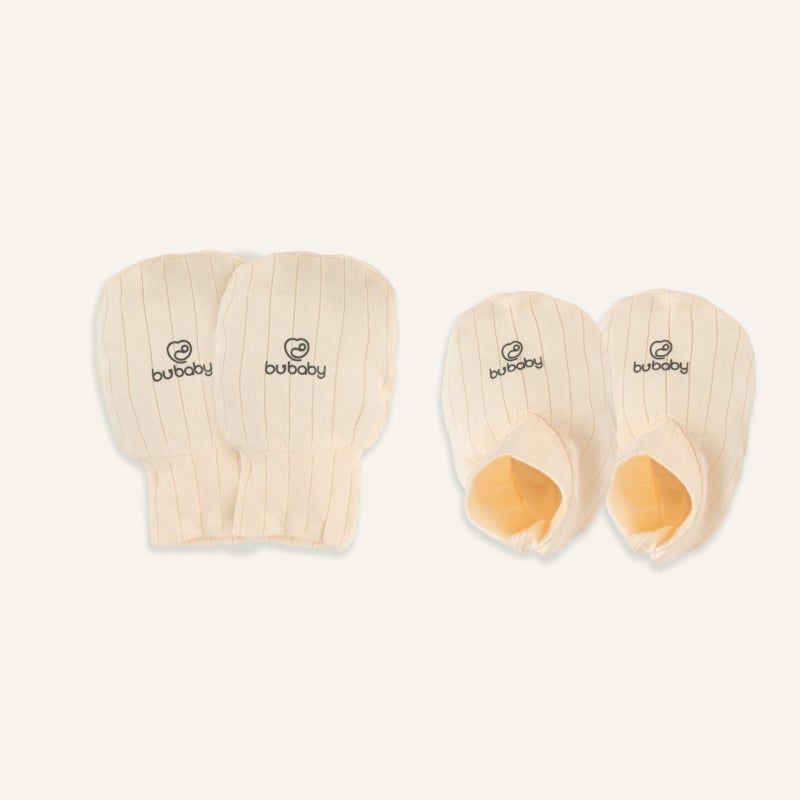 BỘ BAO CHÂN, BAO TAY BU BABY MOLIST - KEM 8442