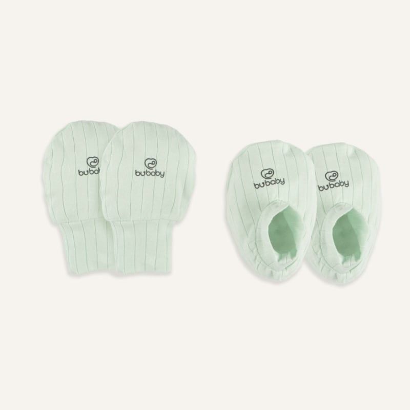 BỘ BAO CHÂN, BAO TAY BU BABY MOLIST - MINT 8442