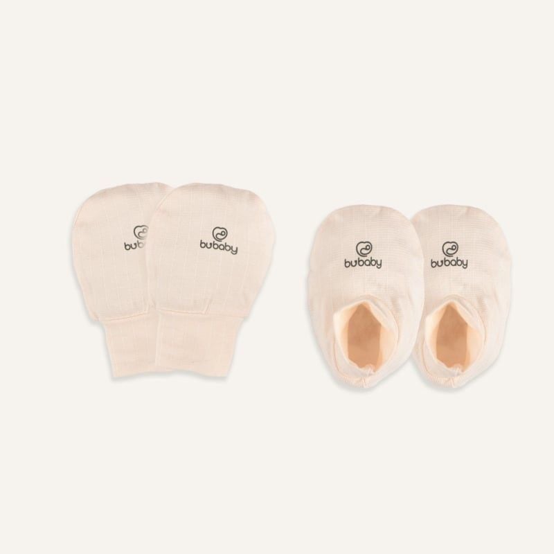 BỘ BAO CHÂN, BAO TAY BU BABY SIRO - HỒNG NHẠT 4039
