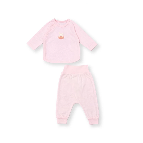 Bộ cài lệch Lullaby dài tay NH619C - Hồng Nhạt