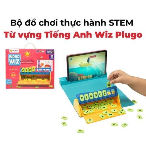 Bộ đồ chơi thực hành STEM - Từ vựng Tiếng Anh PlayShifu Wiz Plugo