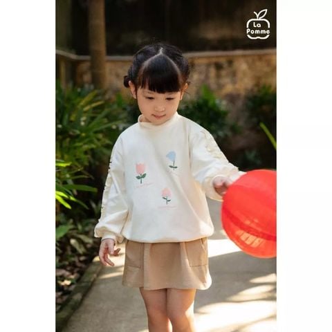 Bộ dài tay La Pomme cô nàng bồng bềnh Be