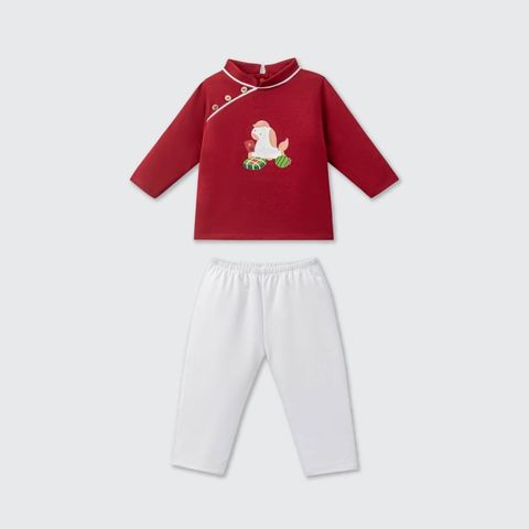 Bộ dài tay La Pomme ngựa con đón Tết Đỏ