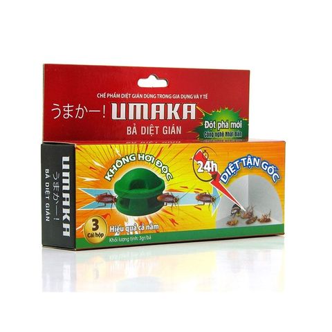 Bả diệt gián Umaka hộp 3 viên 011