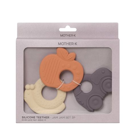 Bộ gặm nướu silicone Mother-K Jam Jam (3c)