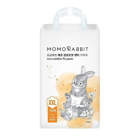 Bỉm quần Momo Rabbit Eco Comfort fit pants size XXL18 miếng