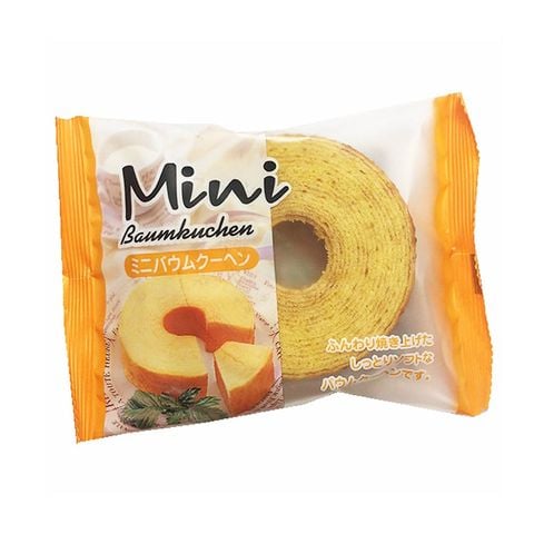 Bánh ngọt Taiyo Baumkuchen mini 85g