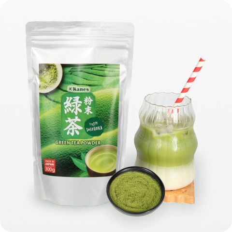 Bột trà xanh Nhật Bản Green Tea Powder Kanes 300g 358