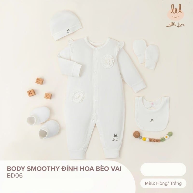 BODY SMOOTHY LIL ĐÍNH HOA BÈO VAI TRẮNG