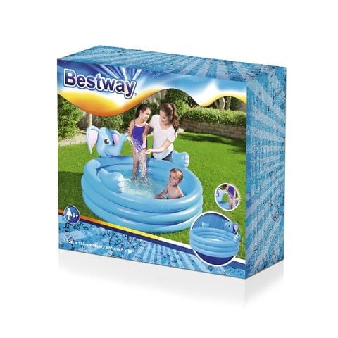 Bể phao BESTWAY 3 tầng hình voi ( Có vòi phun nước )