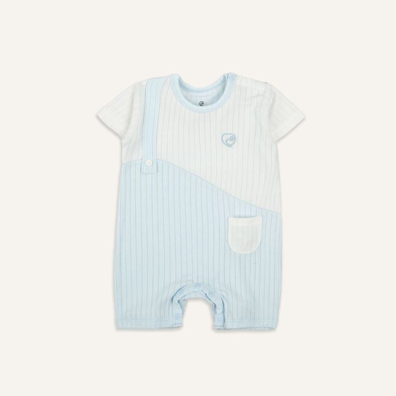 BODY ĐÙI NGẮN TAY CÀI VAI BU MOLIST - TRẮNG 8442 - BLUE 8442