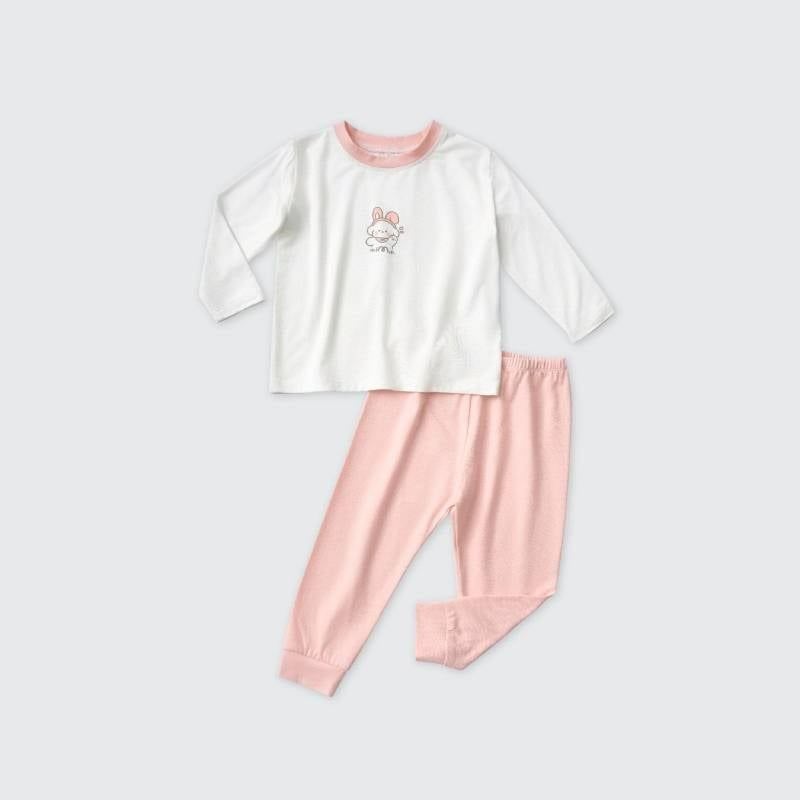 BỘ DÀI TAY LA POMME COZY NIGHT - HỒNG