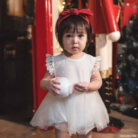 Body chip cánh tiên Bu Baby - Trắng 432