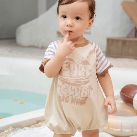 Body cộc tay La Pomme câu lạc bộ lướt sóng - Be