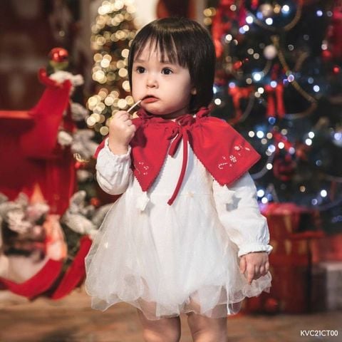 Body chip dài tay Bu Baby cánh tiên - Trắng 432