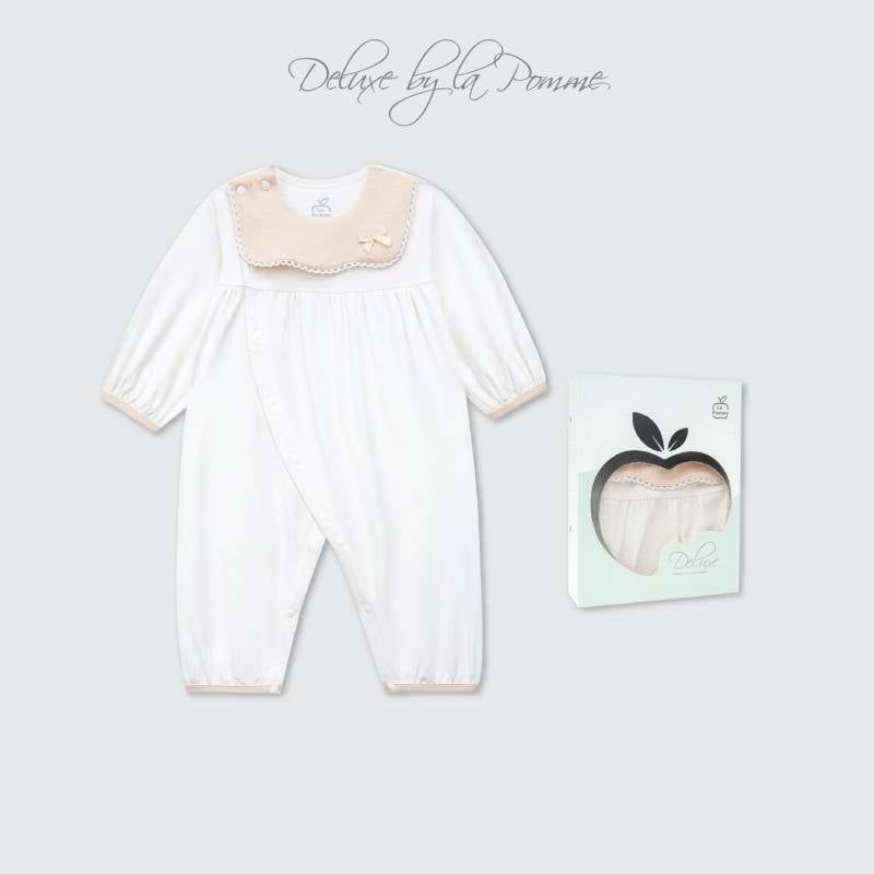 Body dài tay La Pomme hoa nhỏ bồng bềnh Trắng