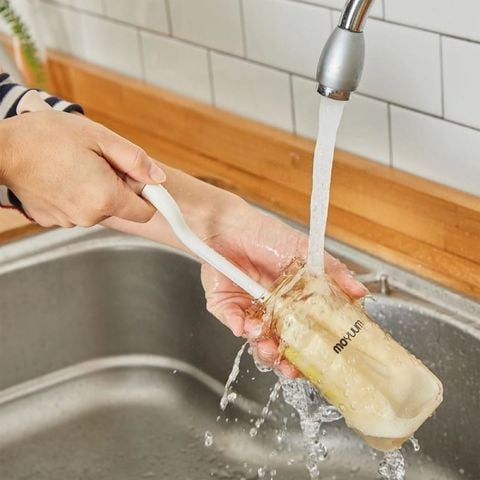 Cọ bình mút kép MOYUUM - Màu trắng tuyết