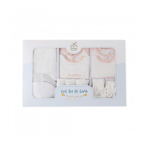 Combo đi sinh La Pomme chào thiên thần nhỏ - Newborn Hồng