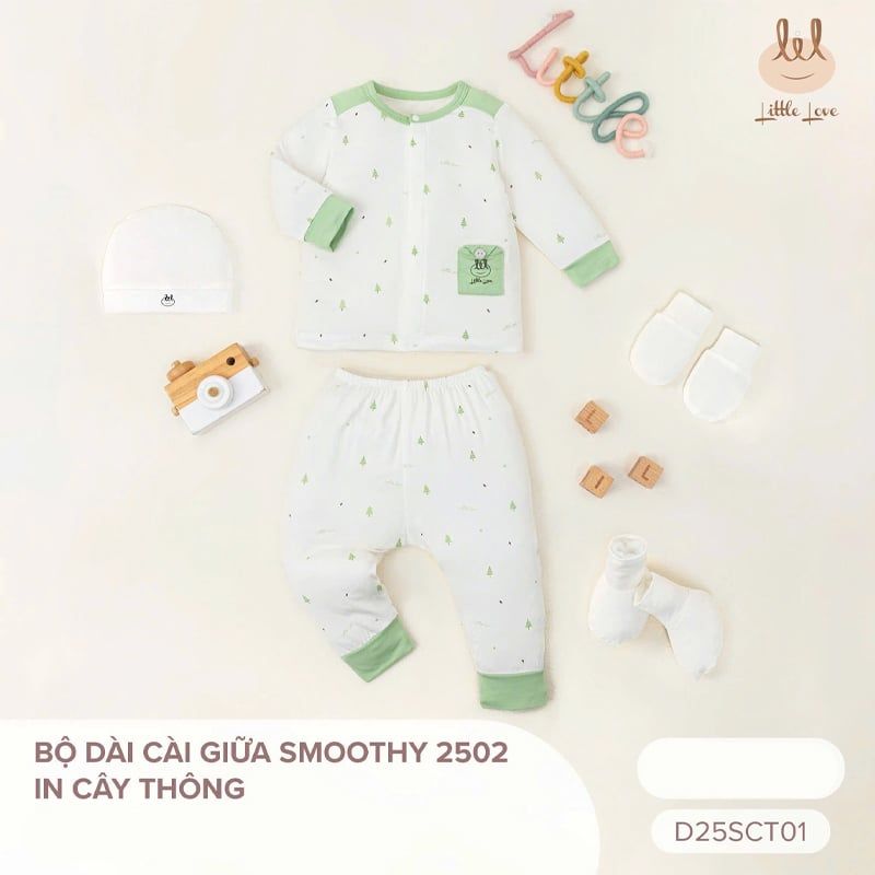 BỘ DÀI CÀI GIỮA LIL SMOOTHY 2502 IN CÂY THÔNG