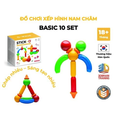 Đồ chơi Bộ cơ bản SmartMax 10 chi tiết Stick-O