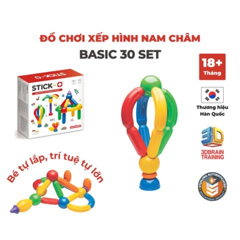 Đồ chơi Bộ cơ bản SmartMax 30 chi tiết Stick-O