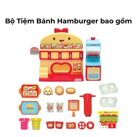 Đồ chơi Cửa hàng Hamburger Dalimi