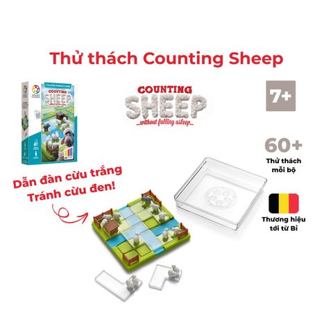 Đồ chơi thử thách Counting Sheep Smart Games