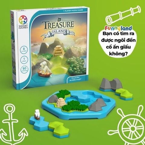 Đồ chơi thử thách Đảo kho báu Smart Games
