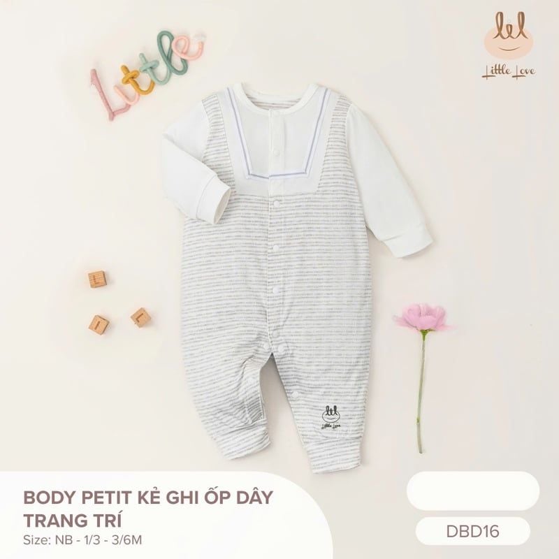 BODY LIL PETIT KẺ GHI ỐP DÂY TRANG TRÍ