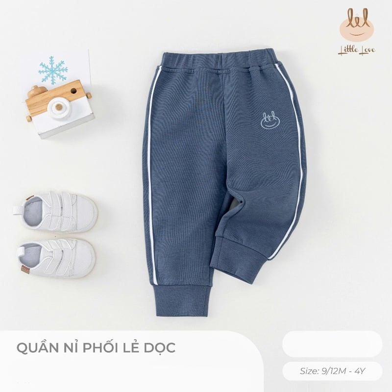QUẦN NỈ PHỐI LÉ DỌC QUẦN LIL XANH NAVY
