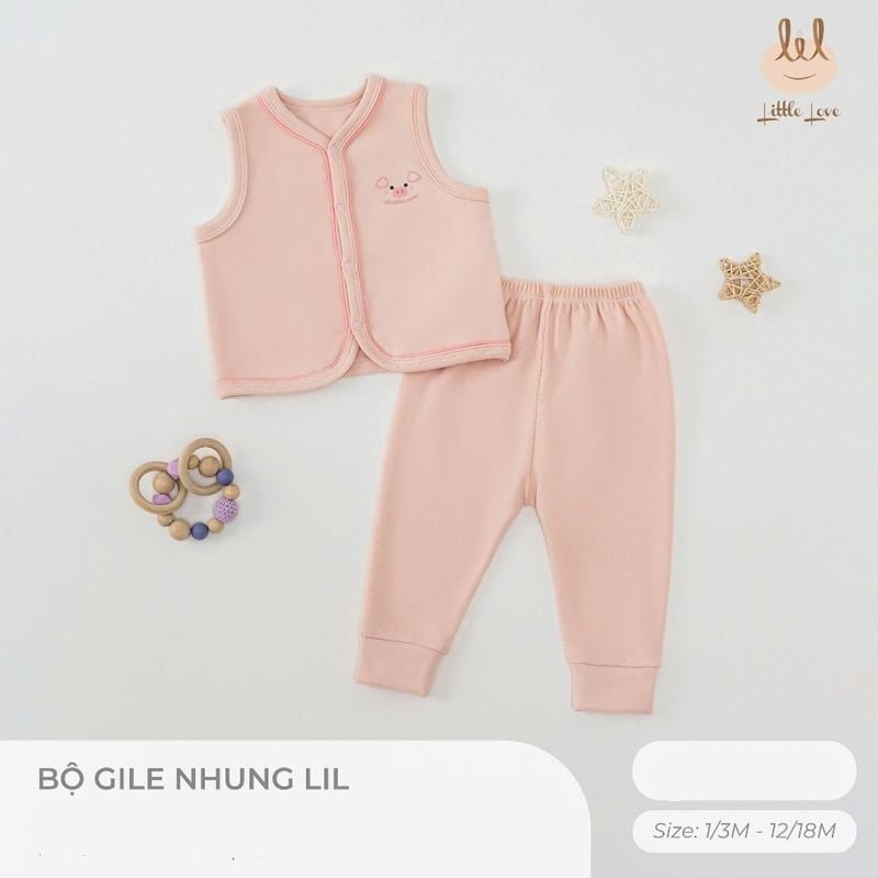 BỘ GILE NHUNG LIL HỒNG IN LỢN