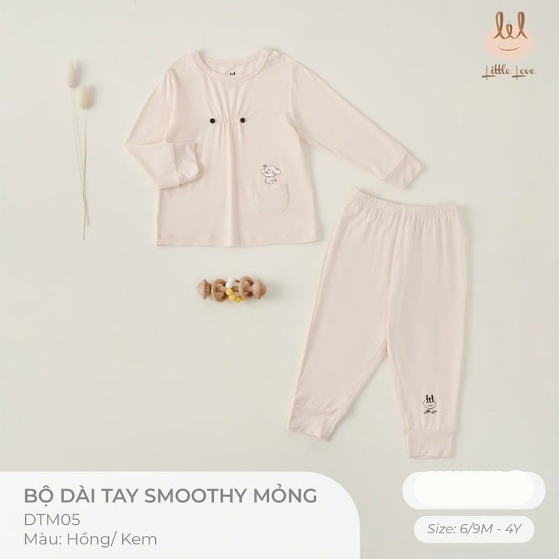 BỘ DÀI TAY LIL SMOOTHY MỎNG KEM