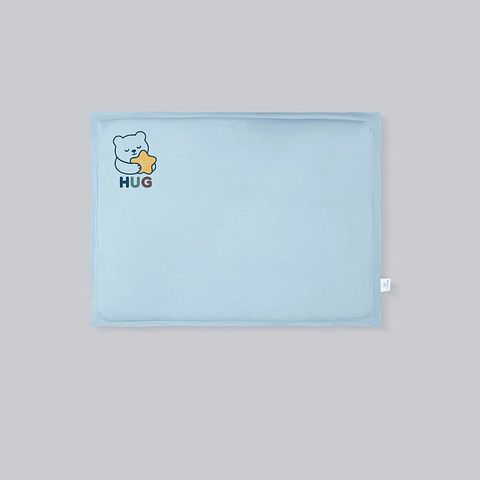 Gối chữ nhật Soft World Bu Baby 30x40cm Xanh ghi 83