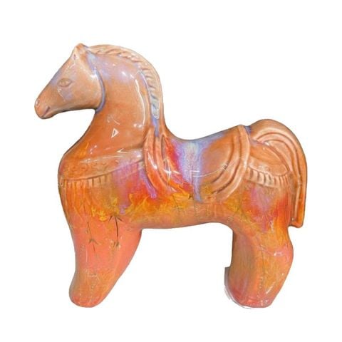 Gốm hỏa biến - Ngựa Xuân