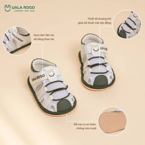 Giày tập đi Uala Rogo buộc dây