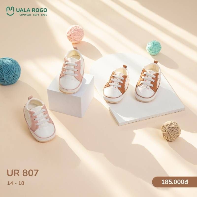 GIÀY TẬP ĐI UALA ROGO HOA NHÍ