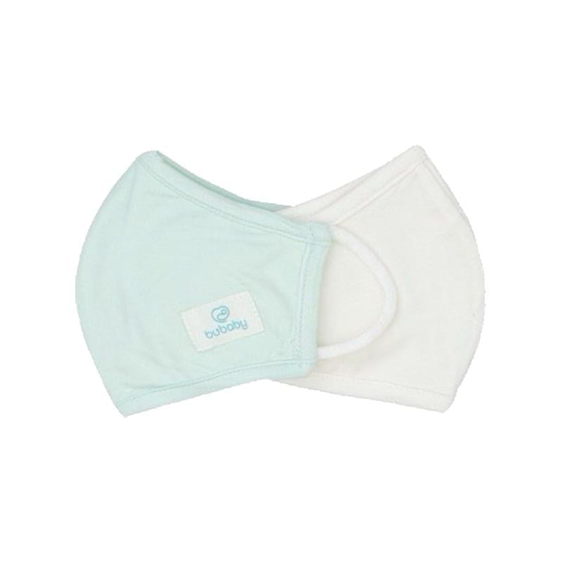 KHẨU TRANG BU BABY BAMBUS FREE SIZE MINT + TRẮNG