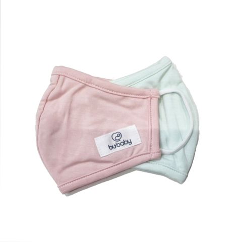 Khẩu trang Bu Baby Bambus Hồng - Mint