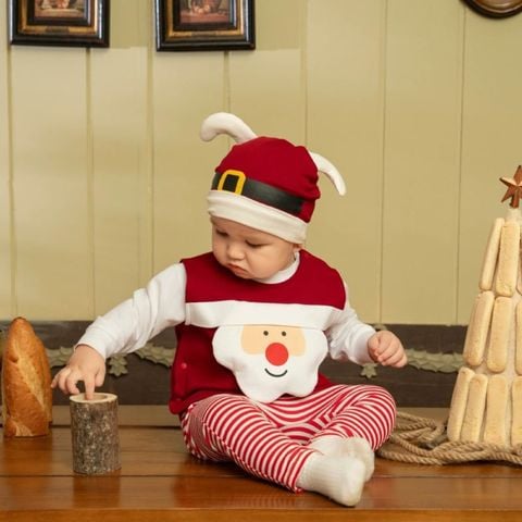Mũ La Pomme mùa an lành ghé chơi - Trắng đỏ