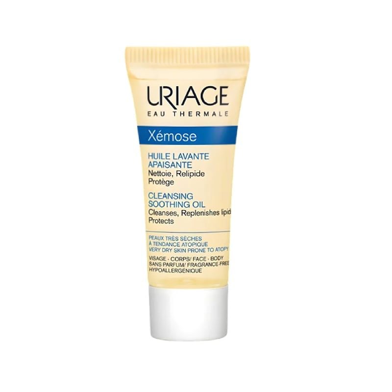 GEL-OIL LÀM SẠCH CHO DA KHÔ, VIÊM DA CƠ ĐỊA, CHÀM XÉMOSE URIAGE HUILE LAVANTE APAISANTE TUÝP 200ML