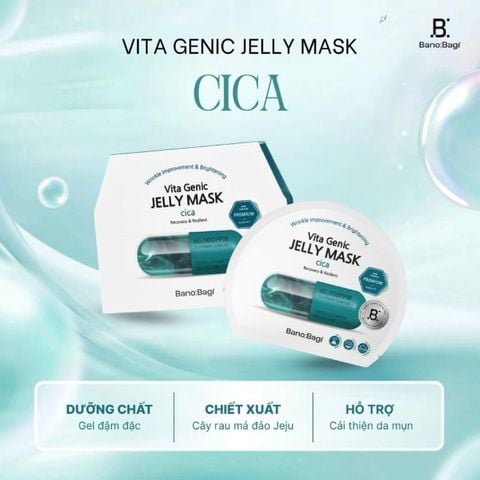 Mặt nạ Banobagi vita genic jelly mask Cica 30ml