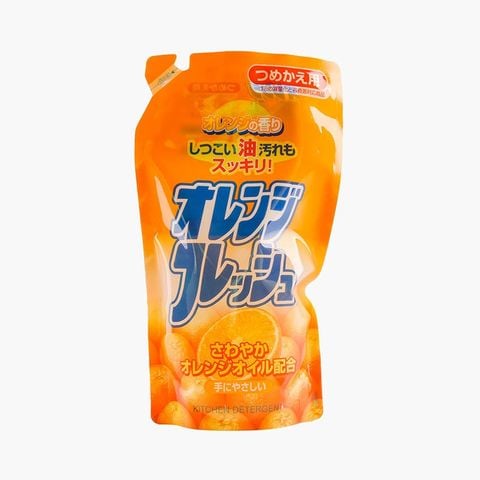 Nước rửa chén trung tính hương cam Rocket 500g Túi refill