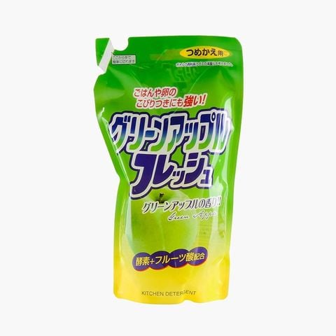 Nước rửa chén trung tính hương táo xanh Rocket 500g Túi refill