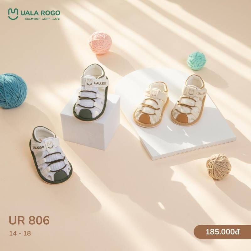 Giày tập đi Uala Rogo buộc dây