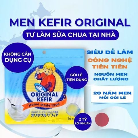 ORIGINAL KEFIR - MEN KEFIR (Nguyên liệu thực phẩm chế biến Kefir)