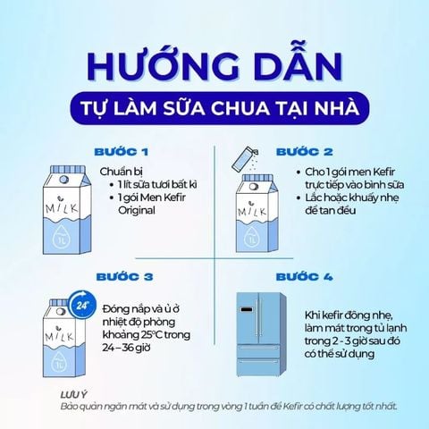 ORIGINAL KEFIR - MEN KEFIR (Nguyên liệu thực phẩm chế biến Kefir)